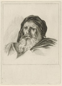 Kop van een man met baard