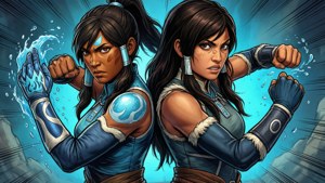 Korra and Asami Team Up