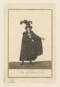 Kostuum van civiele hof