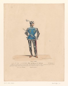 Kostuum van de graaf van Dunois uit het drama Louis XI à Péronne