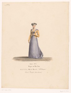 Kostuum van Marie Marcel uit de tragedie Marcel