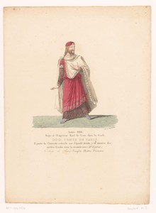Kostuum van Odo I, koning van West-Francië uit de tragedie Le Siège de Paris