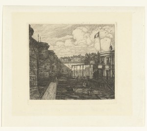 Koud-water badhuis van Chevrier in Parijs