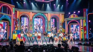 Kpop Music Show Stage