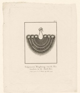 Kraag van de leider van de bewoners van de eilanden in de Grote Oceaan