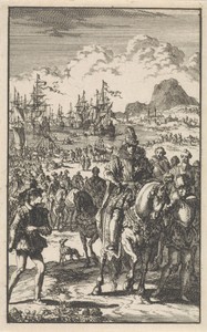 Kroonprins Filips landt in Engeland, 1554