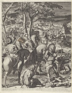 Kruisiging van Christus (linker deel)