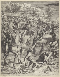 Kruisiging van Christus (linker deel)