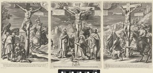 Kruisiging van Christus, linkerdeel
