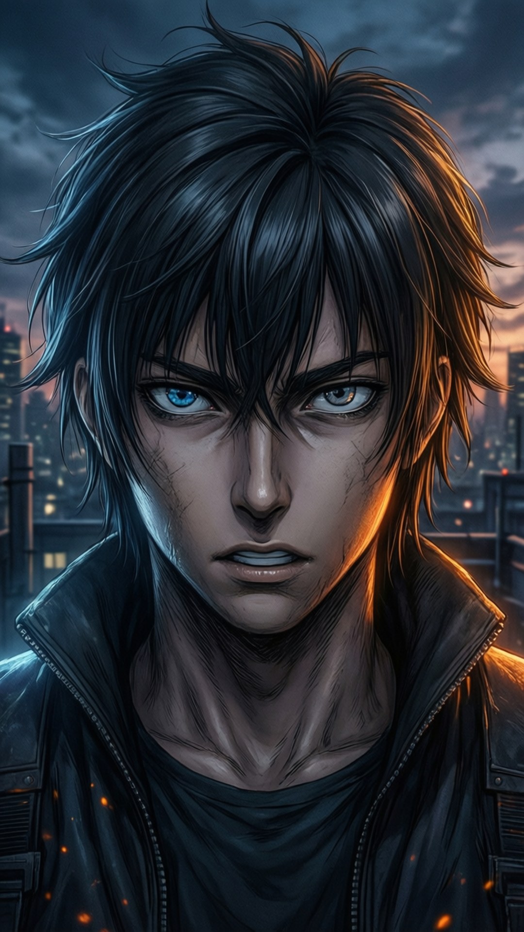 Kuga's Night Vigil by Wallpapers.art Studio