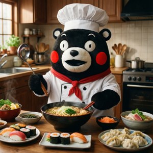 Kumamon Chef Creations