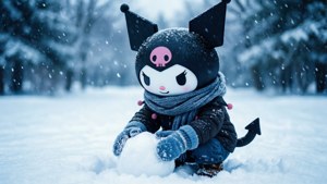 Kuromi Winter Fun