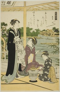Kuronushi, from the series "Six Immortal Poets (Rokkasen)"