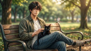 Kuroo and His Cat