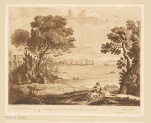 Kust van Naxos met Bacchus en Ariadne
