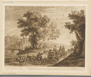 Kustlandschap met herders en vee