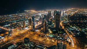 Kuwait City Night Lights