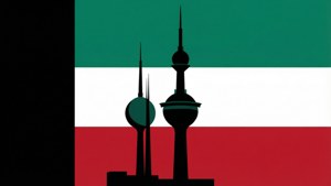 Kuwait Towers Geometric Art