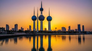 Kuwait Towers Sunset