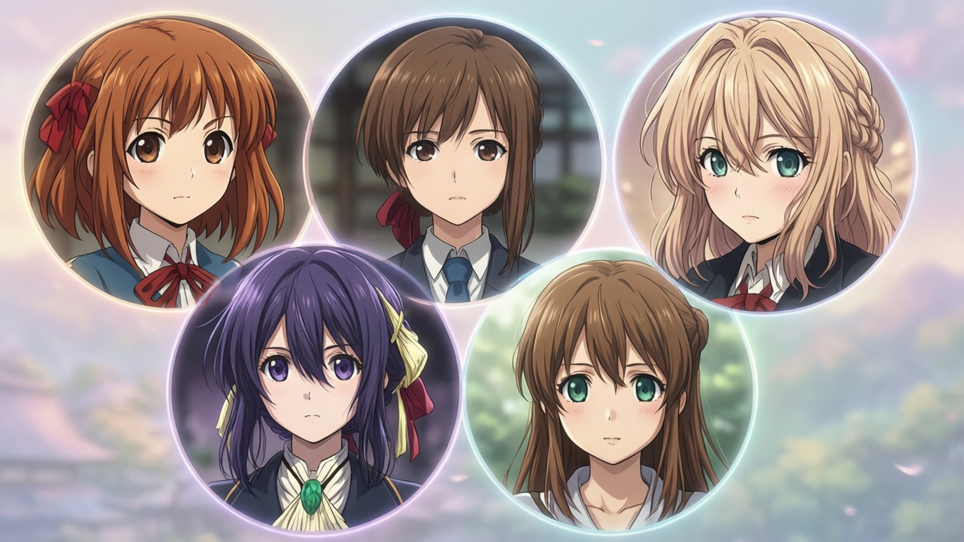 KyoAni Character Collage by Wallpapers.art Studio