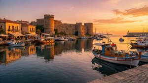 Kyrenia Harbor Golden Hour