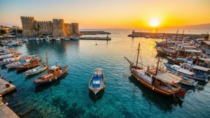 Kyrenia Harbour at Dusk