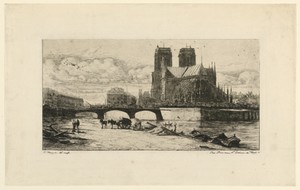 L'Abside de Notre Dame de Paris (The Apse of Notre Dame, Paris)