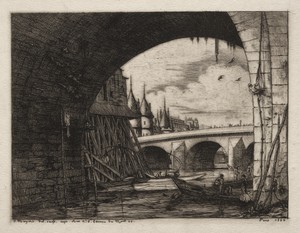 L'arch du Pont Notre Dame, Paris