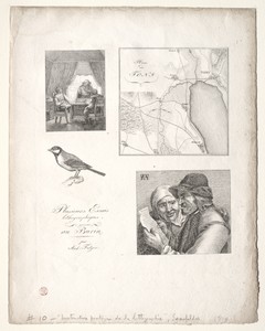 L'art de la litographie:Four Subjects after Falger
