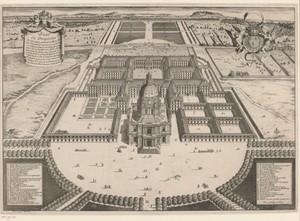 l'Hôtel des Invalides van af de Boulevard Vaugirard