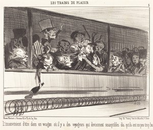 L'Inconvénient d'être dans un wagon...