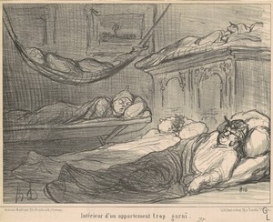 L'Interieur d'un appartement trop garni...