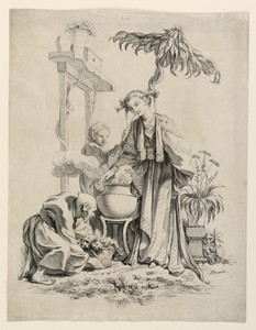 L'Odorat (Smell) from the series Les Cinq Senses (The Five Senses)