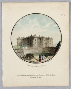La Bastille, Plate 57 from "Vues Pittoresques des Princepaux Édifices de Paris"