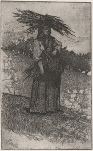 La Boscaiola: Peasant Woman Carrying Wood