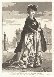 La Dame Venitienne en abit de masque (Venetian Woman in Carnival Dress)