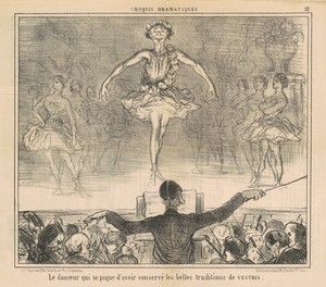 La danseur qui se pique d'avoir conservé ...