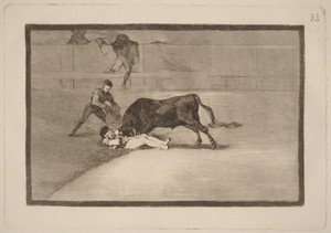 La desgraciada muerte de Pepe Illo en la plaza de Madrid (The Unlucky Death of Pepe Illo in the Ring at Madrid)