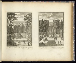 La Fontaine de Rocaille et les Goulettes de St. Cloû (Left Plate)