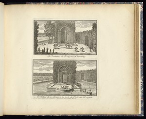La Fontaine du Dragon à Chantilly (Upper Plate)