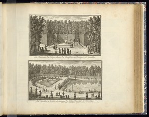 La Fontaine du Satyre dans du Carefour de Bosquet à Versailles (Upper Plate)
