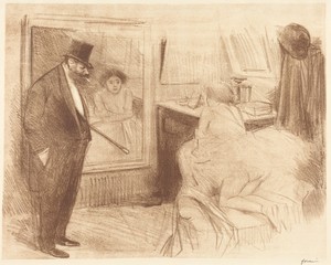 La loge de la danseuse (2e planche) (The Dancer's Dressing Room) (second plate)