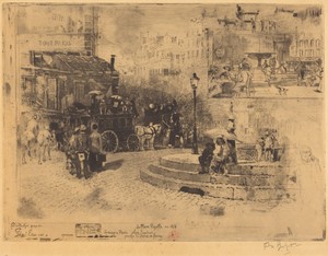 La Place Pigalle en 1878 (Place Pigalle in 1878)