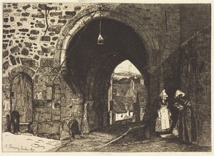 La Porte de St Malo à Dinan