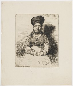 La Retameuse. One of the Twelve Etchings from Nature (The French Set)