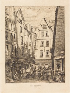 La Rue Pirouette aux halles, Paris (Pirouette Street, Near the Markets, Paris)