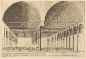 La salle des pas-perdus à l'ancien Palais-de-Justice, Paris (The Antechamber of the Palace of Justice, Paris)