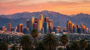 LA Skyline Sunset