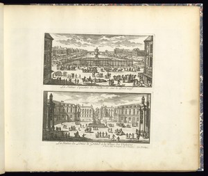 La Statue Equestre de Henri IV sur le Pont neuf (Upper Plate)