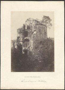 La Tour Minée à Heidelberg. The mined tower at Heidelberg.